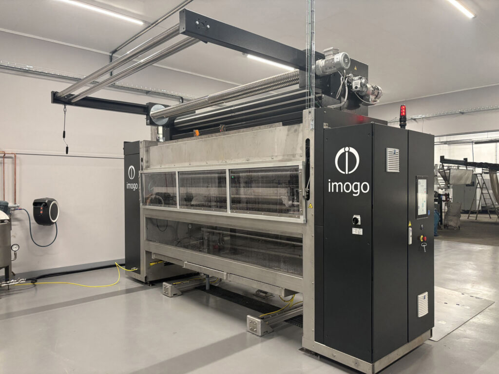 The Dye-Max system at imogo’s new showroom in Sweden.